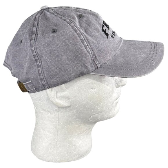 Fries Virginia Gray Baseball Cap One Size Fits All 100% Cotton Adjustable - Picture 4 of 7